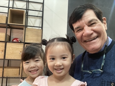 Ran and young students